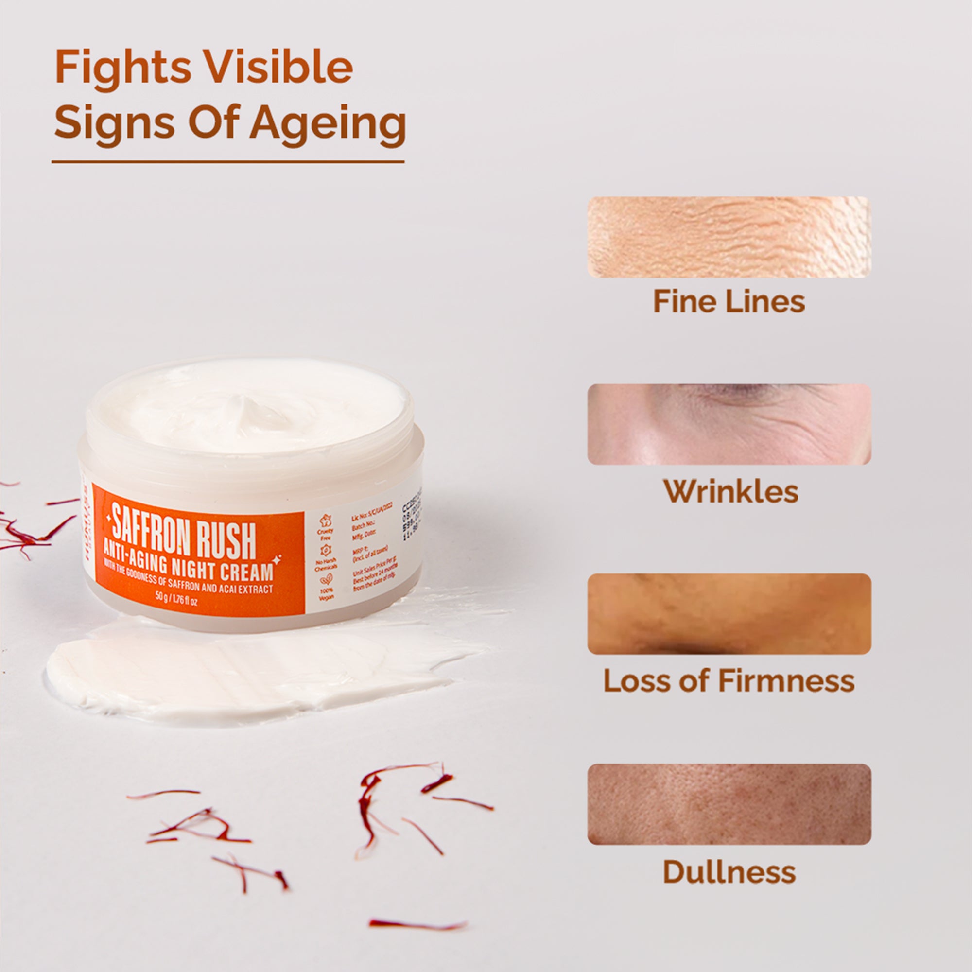 Saffron Rush - Anti-Aging Saffron Night Cream