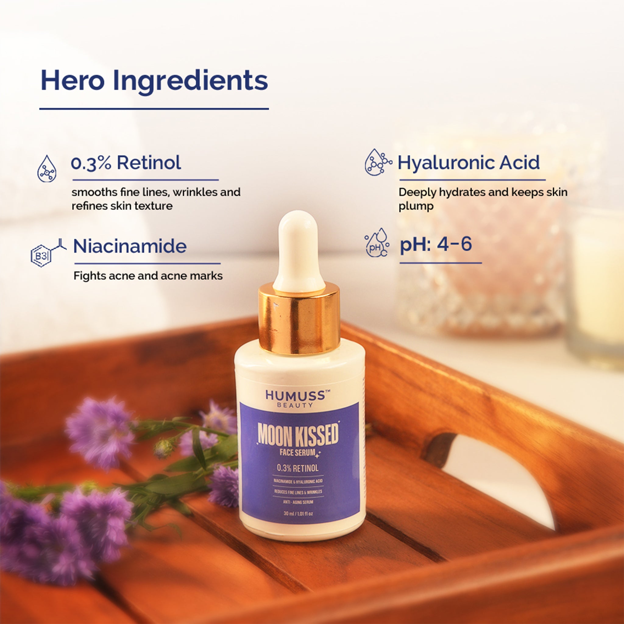 Moon Kissed - 0.3% Retinol Anti-Aging Serum