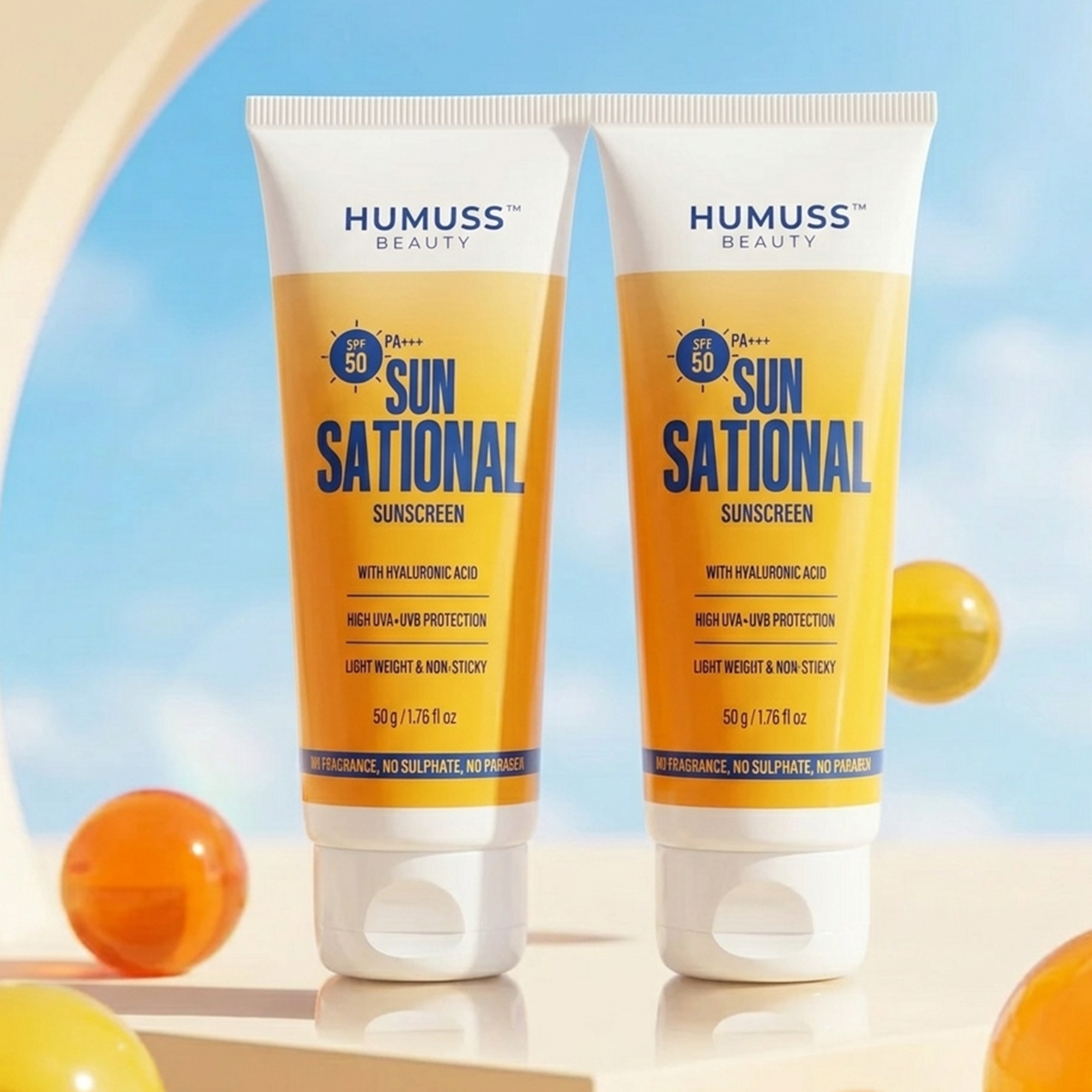 Sun-sational - SPF 50 Hyaluronic Acid Sunscreen