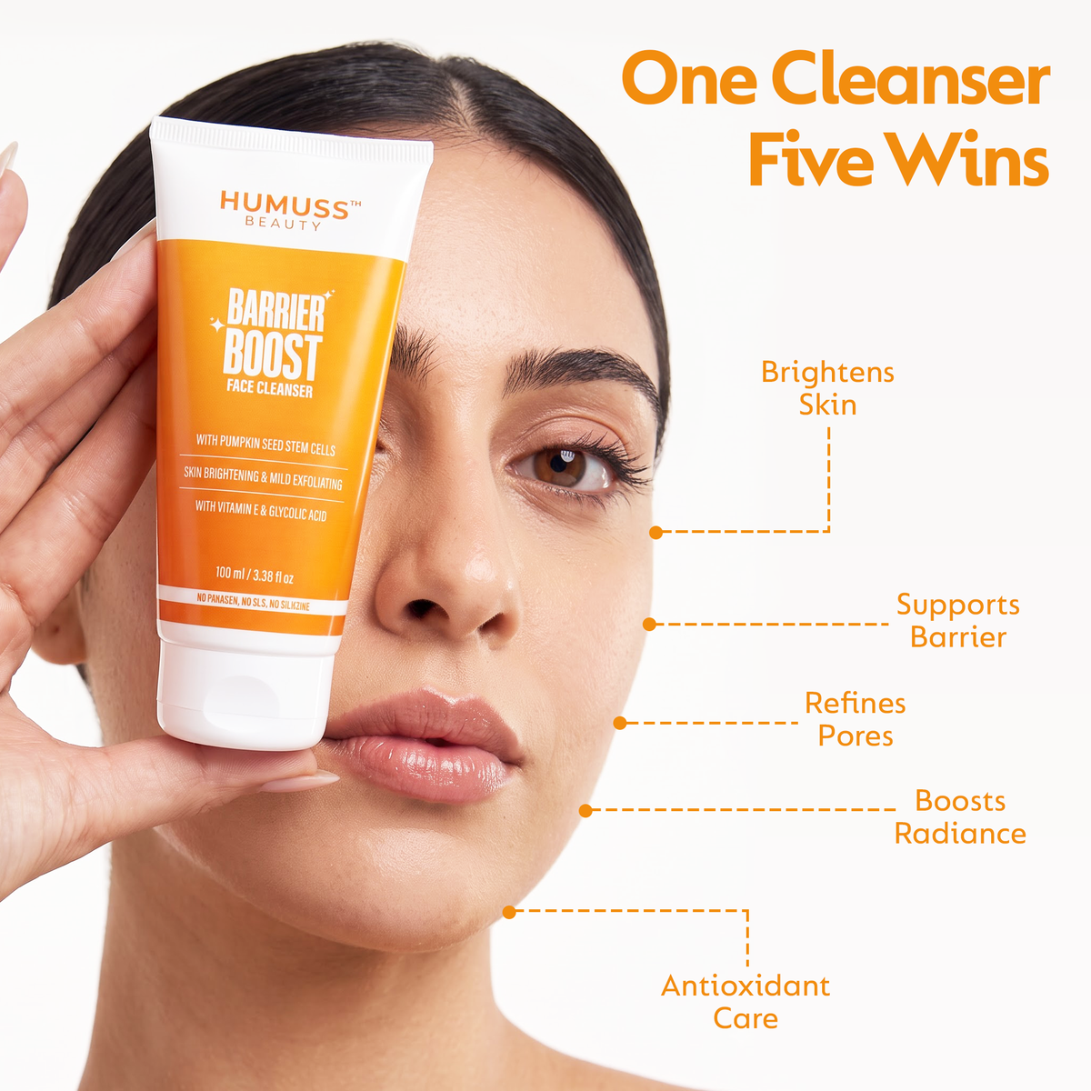 Barrier Boost – Pumpkin Stem Cell & Glycolic Acid Face Cleanser