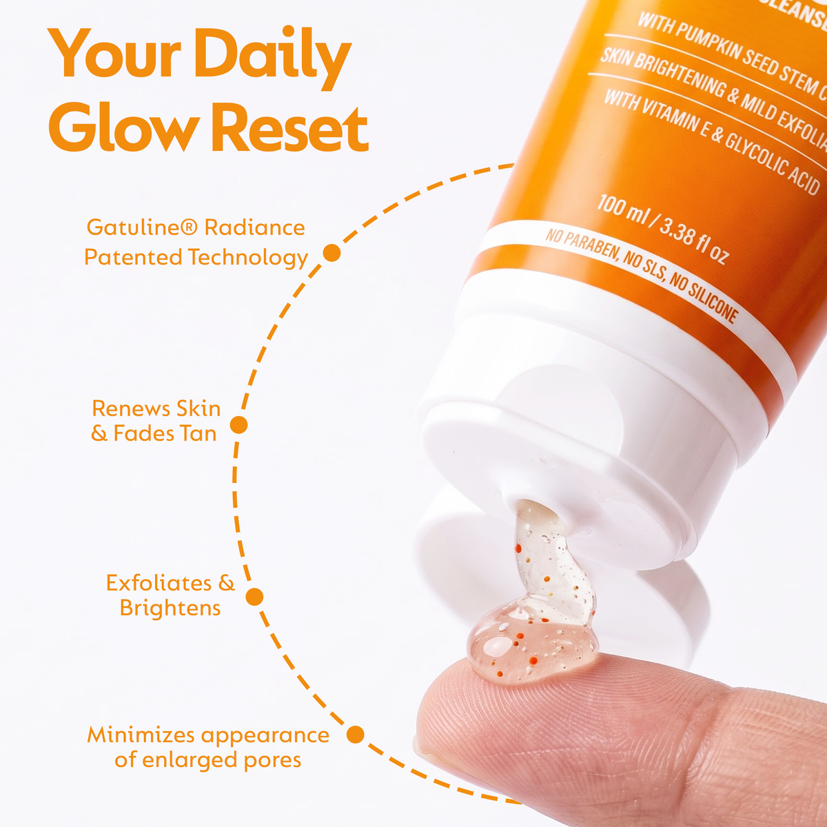 Barrier Boost – Pumpkin Stem Cell & Glycolic Acid Face Cleanser