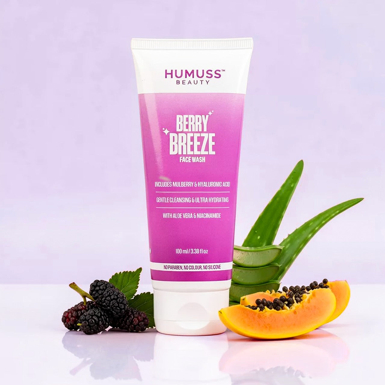 Berry Breeze - Mulberry & Hyaluronic Acid Face Wash - 100 ml
