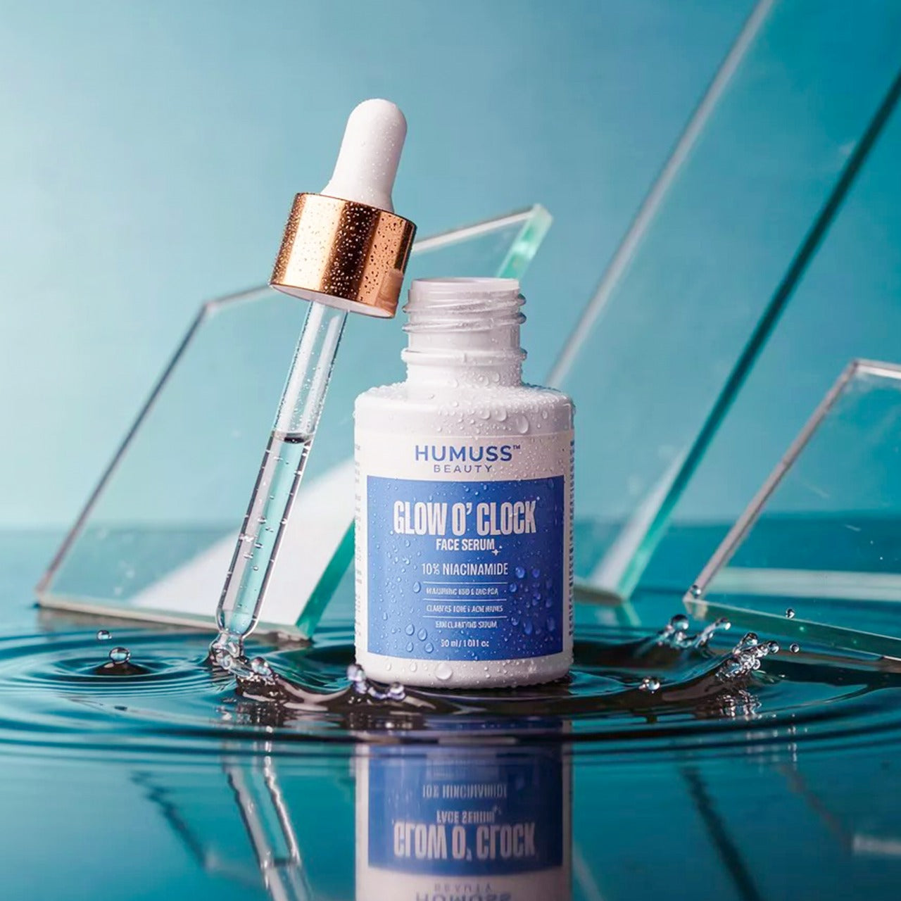 Glow'O Clock - 10% Niacinamide & Hyaluronic Acid Serum - 30 ml
