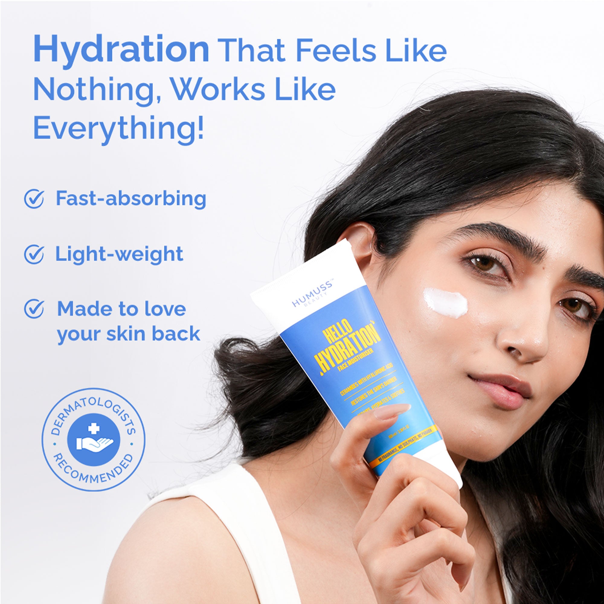 Hello Hydration - Ceramide & Hyaluronic Acid Face Moisturiser